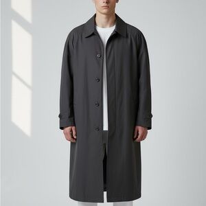 Calvin Klein Black Zippered Coat
